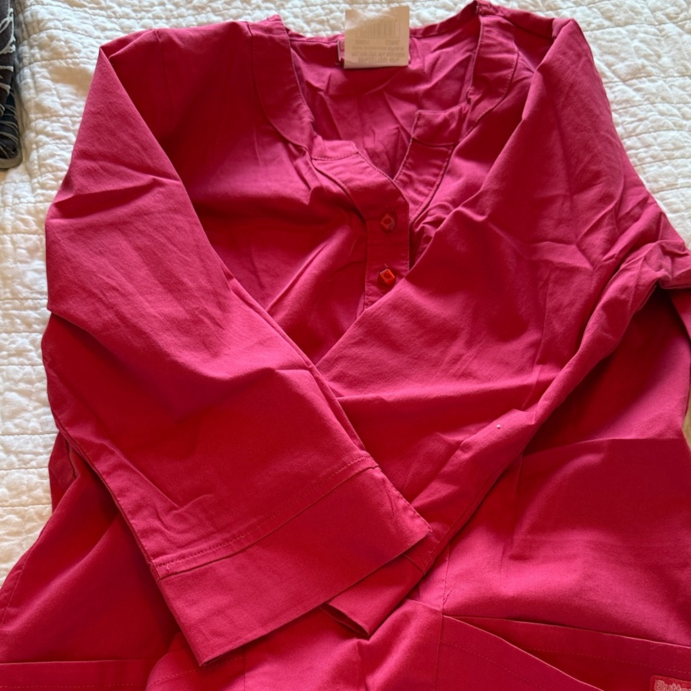 Scrub top butter Soft Stretch Pink - Picture 4 of 5